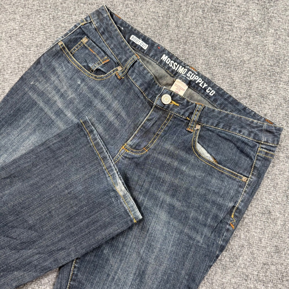 Mossimo Supply Co Bootcut Jeans 11S Dark Wash‎ Stretch Denim Womens
